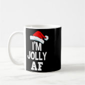 Grappige kerst Ik ben Jolly Af T-shirt Schattigee Koffiemok (Links)