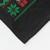 Grappige Kerst Italiaanse Hersenrot Italiaanse Her Fleece Deken (Hoek)