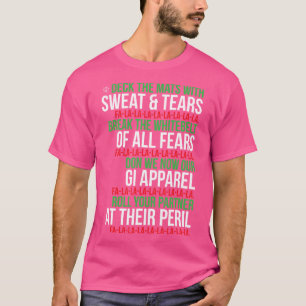 Grappige Kerst Jiu Jitsu - Deck De Mats BJJ MM T-shirt