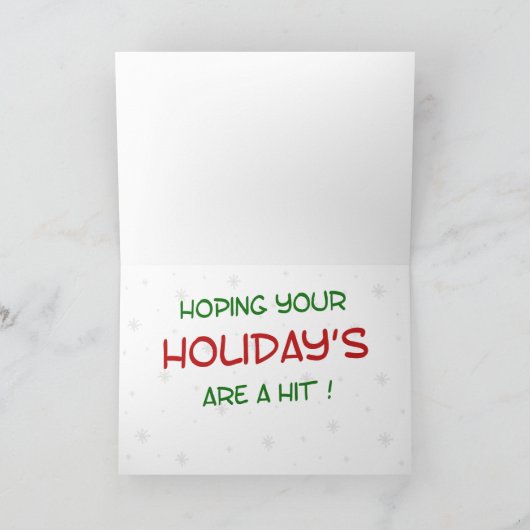 Grappige kerst Kaarten: Online Post Feestdagen Kaart (Binnen)