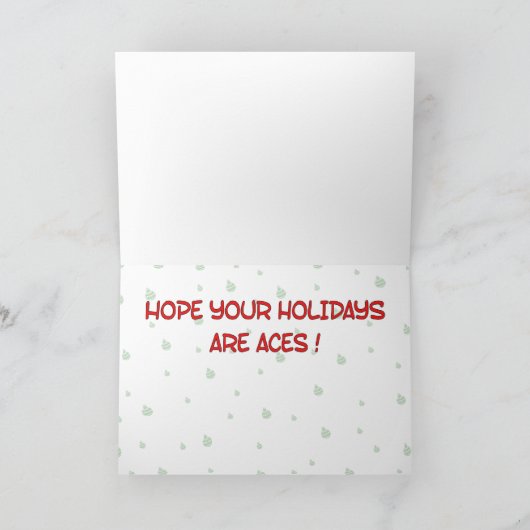 Grappige kerst Kaarten: rendier games Feestdagen Kaart (Binnen)