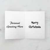 Grappige kerst Kaarten: Woestijneiland Kerst Feestdagen Kaart (Binnen)