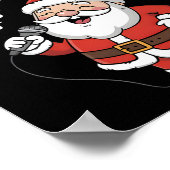 Grappige kerst karaoke familiefeest poster (Hoek)