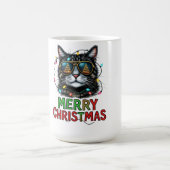 Grappige kerst kat sublimatie koffiemok (Center)