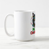Grappige kerst kat sublimatie koffiemok (Links)