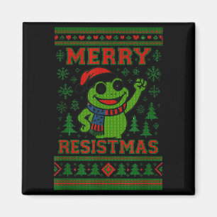 Grappige Kerst Kikker Meme Resistmas Vakantie Humo Magneet