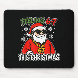 Grappige Kerst Kinderen 6-7 67 Zes Zeven Meme Jong Muismat
