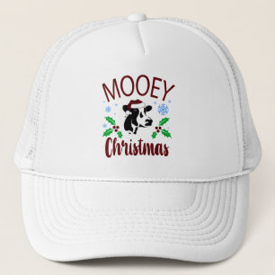 Grappige Kerst koe woordkunst  Trucker Pet