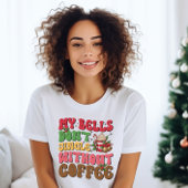 Grappige kerst koffie vrouwen Shirt
