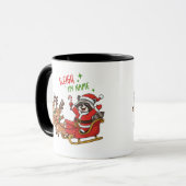 Grappige Kerst Koffiekop, Kerst Humor Cadeau Mok (Voorkant links)