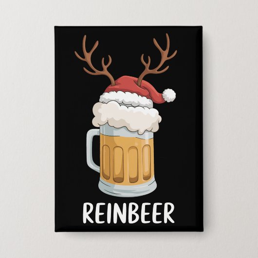 Grappige Kerst Koppel Kerstmis Button (Voorkant)