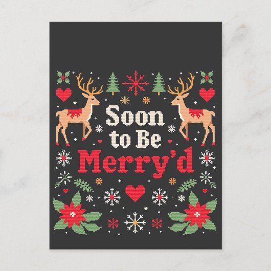 Grappige Kerst Koppels Briefkaart (Voorkant)