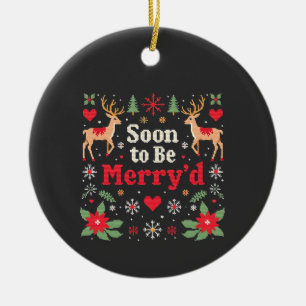  Grappige Kerst Koppels  Keramisch Ornament