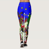 Grappige Kerst Leggings (Achterkant)