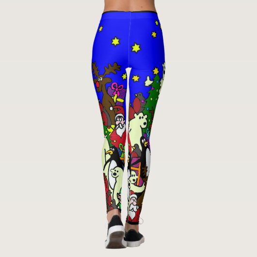 Grappige Kerst Leggings (Achterkant)