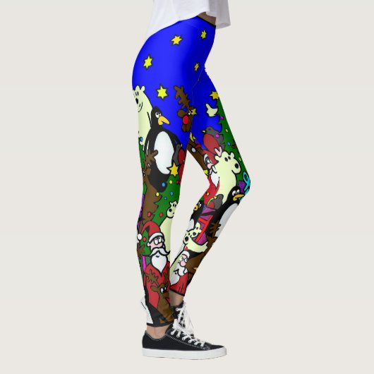 Grappige Kerst Leggings (Rechts)