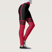 Grappige Kerst Leggings Nabootsing Over Knie Soks (Rechts)