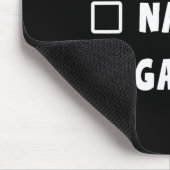 Grappige Kerst Leuke Stoute Vuilnis Trump Steun Muismat (Hoek)