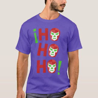 Grappige kerst Lucha Libre worstelen Luchador gif T-shirt