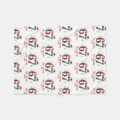 Grappige kerst-meme zes zeven 67 6 7 vakantie fleece deken (Voorkant (Horizontaal))
