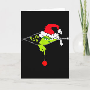 Grappige kerst mensen mannen vrouwen kind jongens  kaart