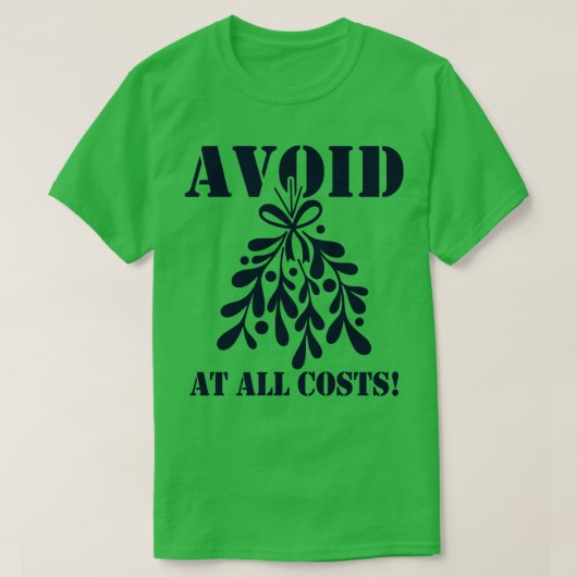 Grappige Kerst Mistletoe Kussen Grappige Meme T-shirt (Design voorkant)