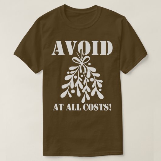 Grappige kerst Mistletoe Meme T-shirt (Design voorkant)