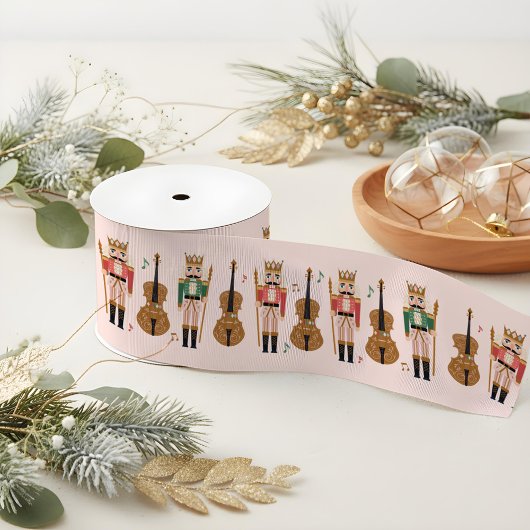 Grappige kerst notenkraker ballet vioolmuziek grosgrain lint