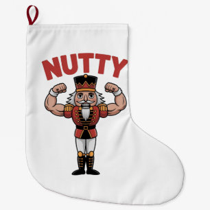 Grappige kerst notenkraker Nity natuurlijke fitnes Grote Kerstsok