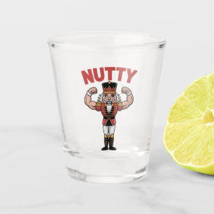 Grappige Kerst Notenkraker Noten Natuurlijke Fitne Shot Glas