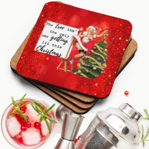 Grappige Kerst Onderzetter Retro Cadeau Beste Vrie