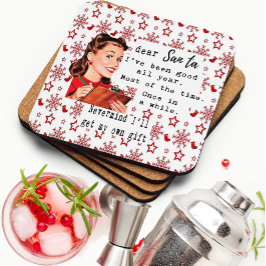 Grappige Kerst Onderzetter Retro Cadeau Beste Vrie