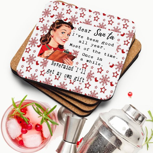 Grappige Kerst Onderzetter Retro Cadeau Beste Vrie