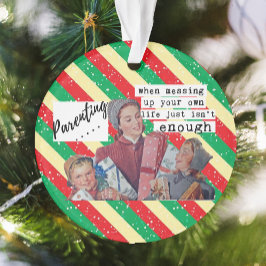 Grappige Kerst Ornament Retro Beste Vriendin Ouder