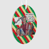 Grappige Kerst Ornament Retro Beste Vriendin Ouder (voorkant)