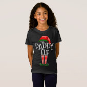 Grappige kerst papa elf matching t-shirt (Voorkant volledig)