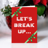 Grappige kerst peperkoek Cookie Joke Feestdagen Kaart