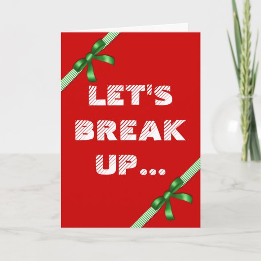 Grappige kerst peperkoek Cookie Joke Feestdagen Kaart (Voorkant)