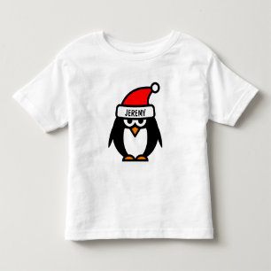Grappige kerst pinguïn cartoon Kinder T-shirten Shirts