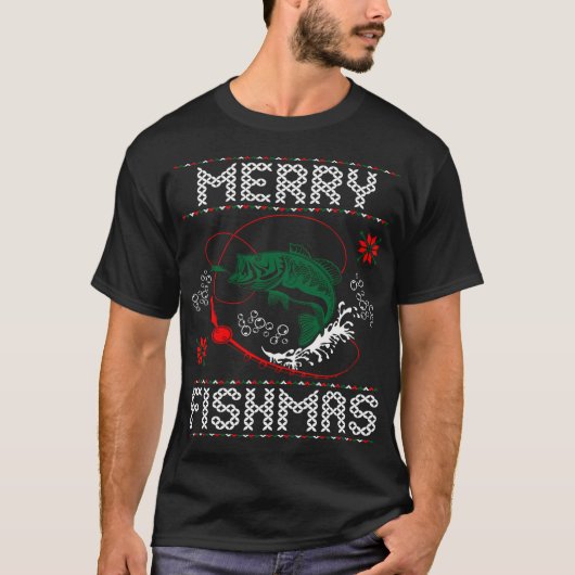 Grappige kerst-PJ-shirts T-shirt (Voorkant)