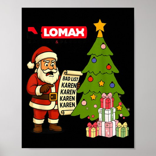 Grappige Kerst Poster (Voorkant)