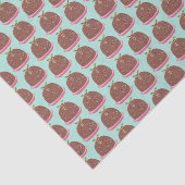 Grappige kerst pudding vakantie tissuepapier (Detail)