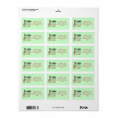 Grappige kerst Pun Citizen Cane gepersonaliseerd Etiket (Full Sheet)