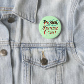 Grappige Kerst Pun Citizen Cane Ronde Button 5,7 Cm (In situ)