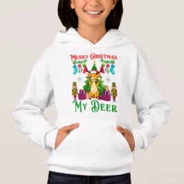 Grappige Kerst Reindeer, Prettig Kerstfeest Mijn H