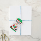 Grappige Kerst Runner Cadeautags Cadeaulabel (Met Touw)