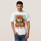 Grappige kerst selfie t-shirt (Voorkant volledig)