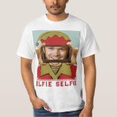 Grappige kerst selfie t-shirt (Voorkant)