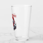 Grappige Kerst Semi Transport Truck Truckmas Glas (Links)