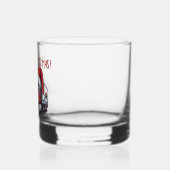 Grappige Kerst Semi Transport Truck Truckmas Whisky Glas (Links)
